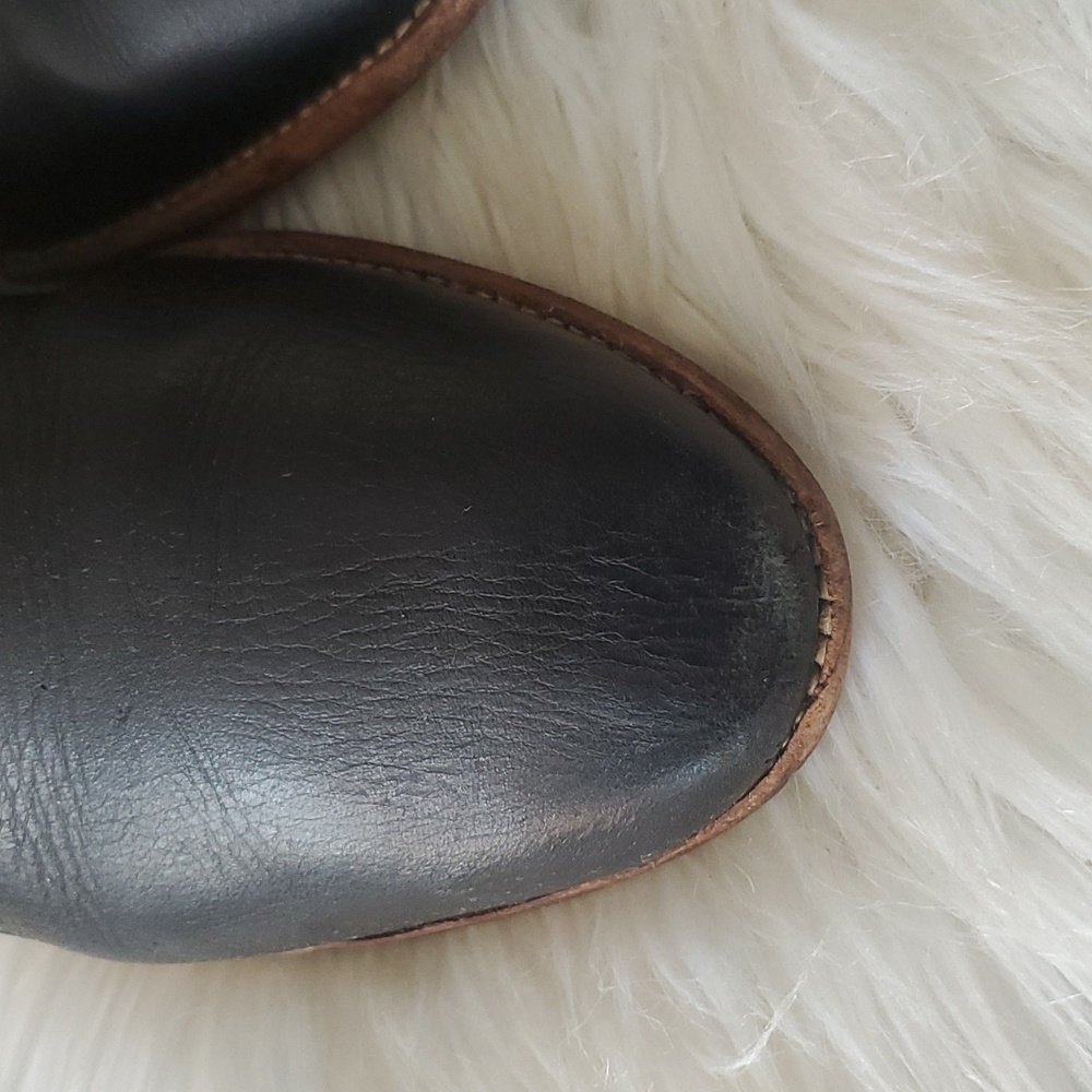 Madewell Brenner black leather ankle bootie size 8 - Picture 10 of 16